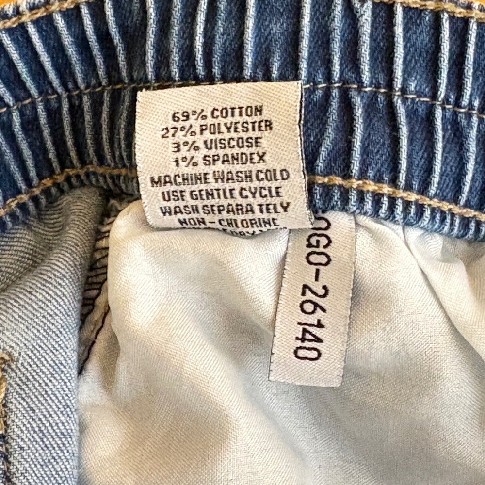 Gogo Jeans Womens Blue Jeans Size 9/29 Light Wash Wide Leg High Rise‎ Skater - Picture 6 of 10